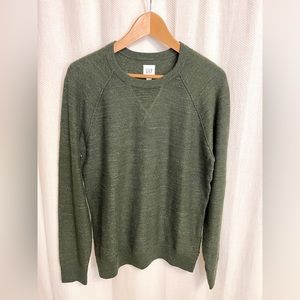 GAP Slub Cotton Raglan Crewneck Sweater
